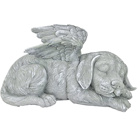 Design Toscano Dog Memorial Angel Pet Statue: Stone
