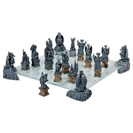 Design Toscano Dragons of the Realm Chess Set