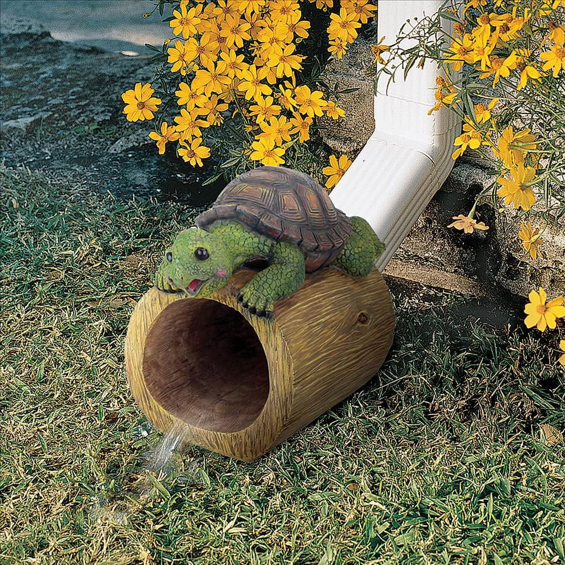 Design Toscano Drips the Turtle Gutter Guardian Downspout Statue