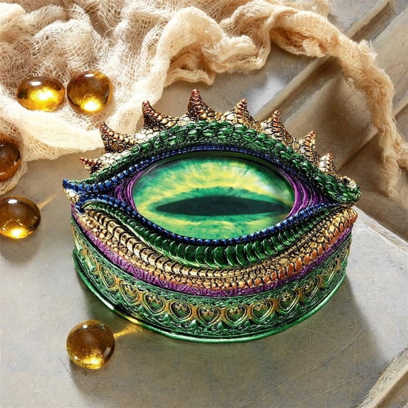 Design Toscano Eye of the Evil Dragon Sculptural Box