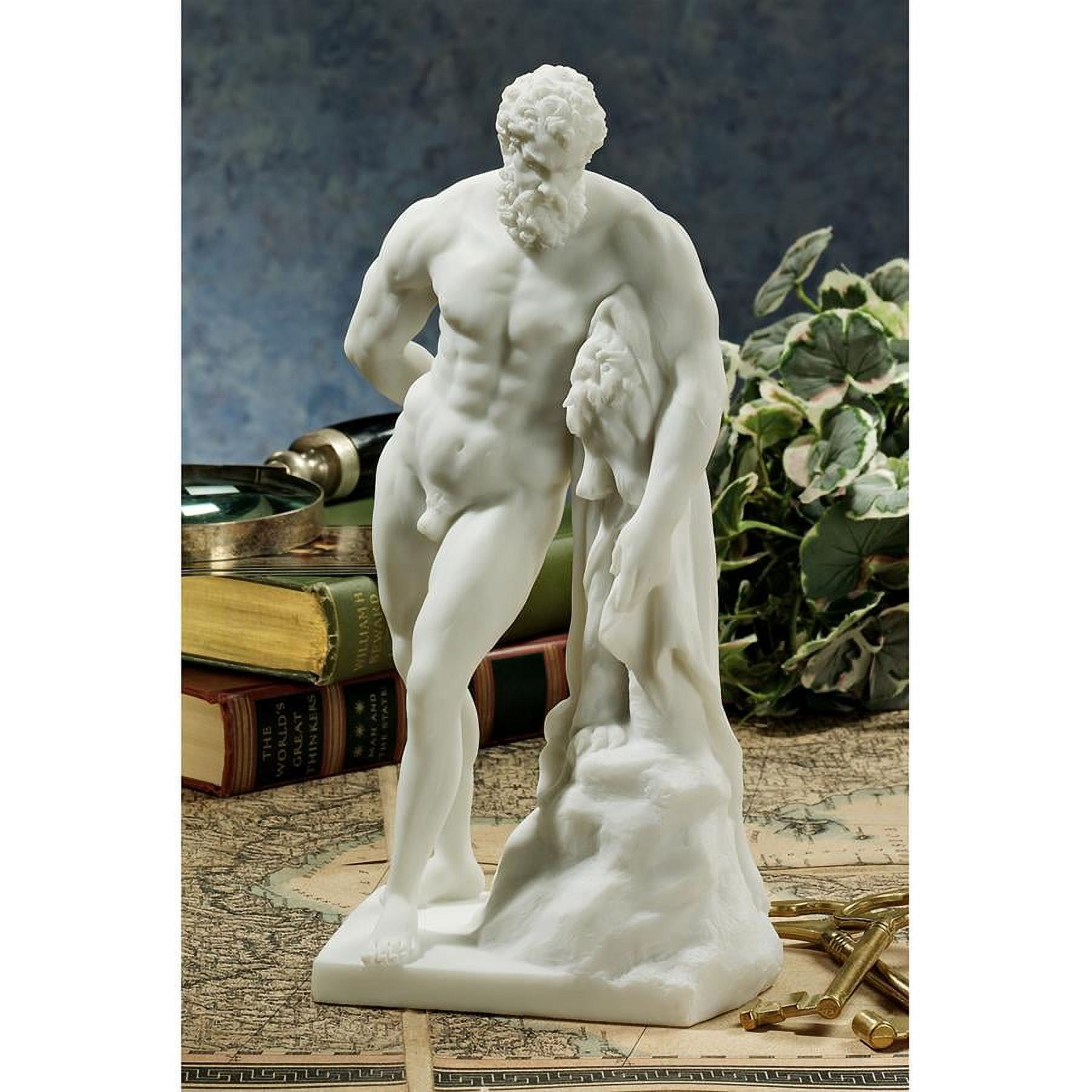 Design Toscano 30 in. H The Farnese Hercules Statue NG32438 - The Home Depot