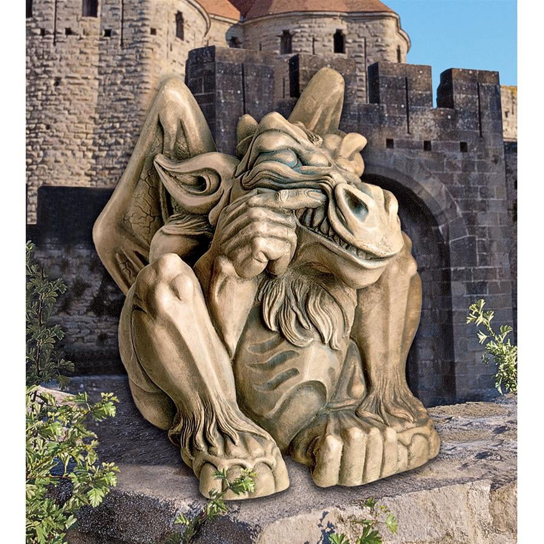 Design Toscano Feast on Fools Gargoyle Statue: Large - Walmart.com