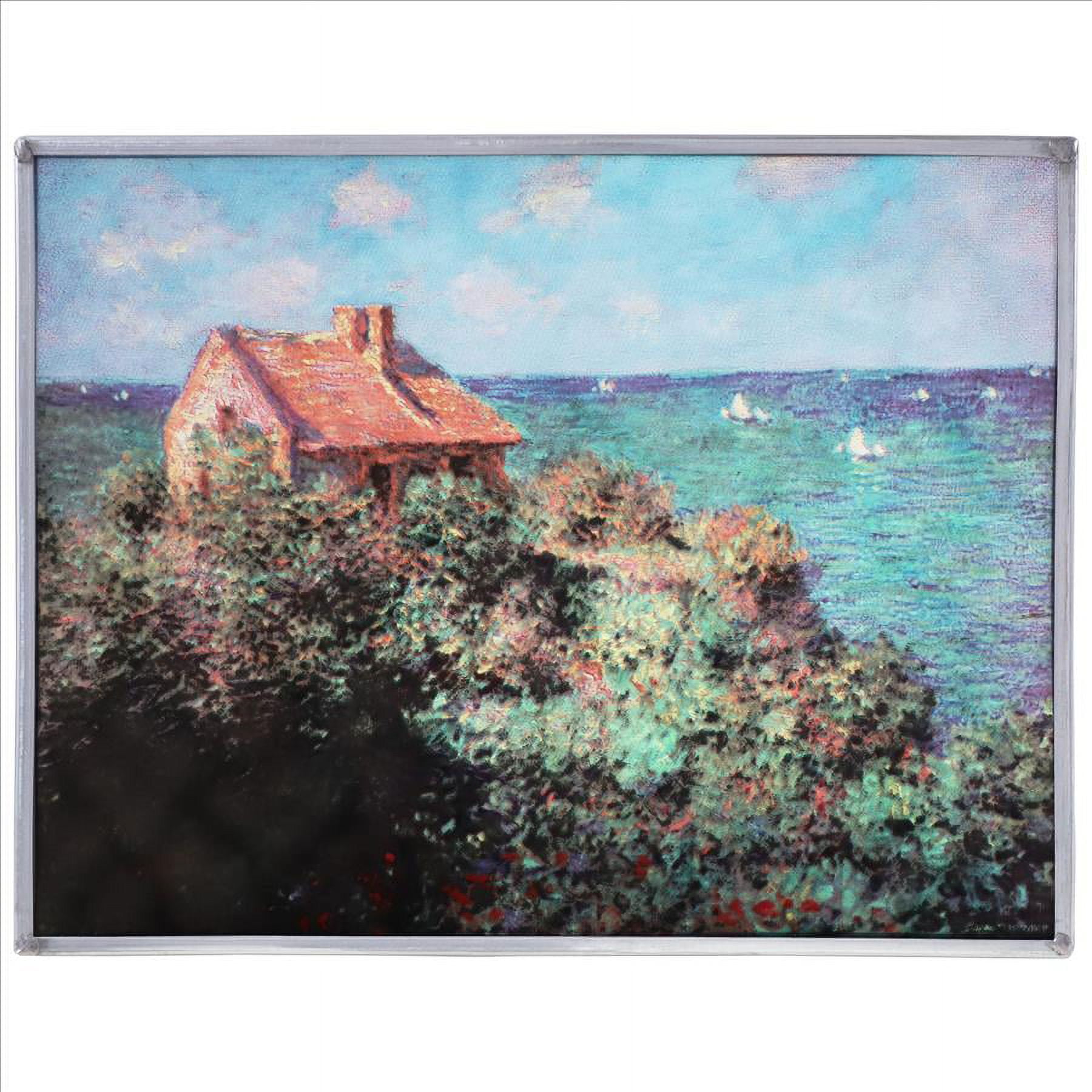 Design Toscano Fisherman's Cottage on the Cliffs at Varengeville, 1882
