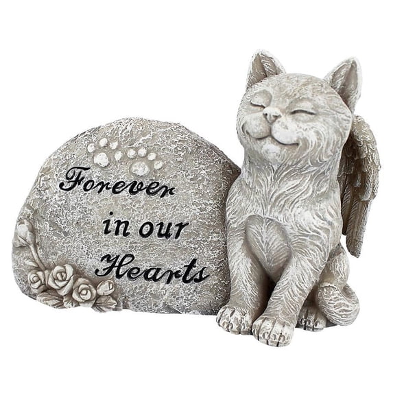 Design Toscano Forever in Our Hearts Memorial Cat Statue