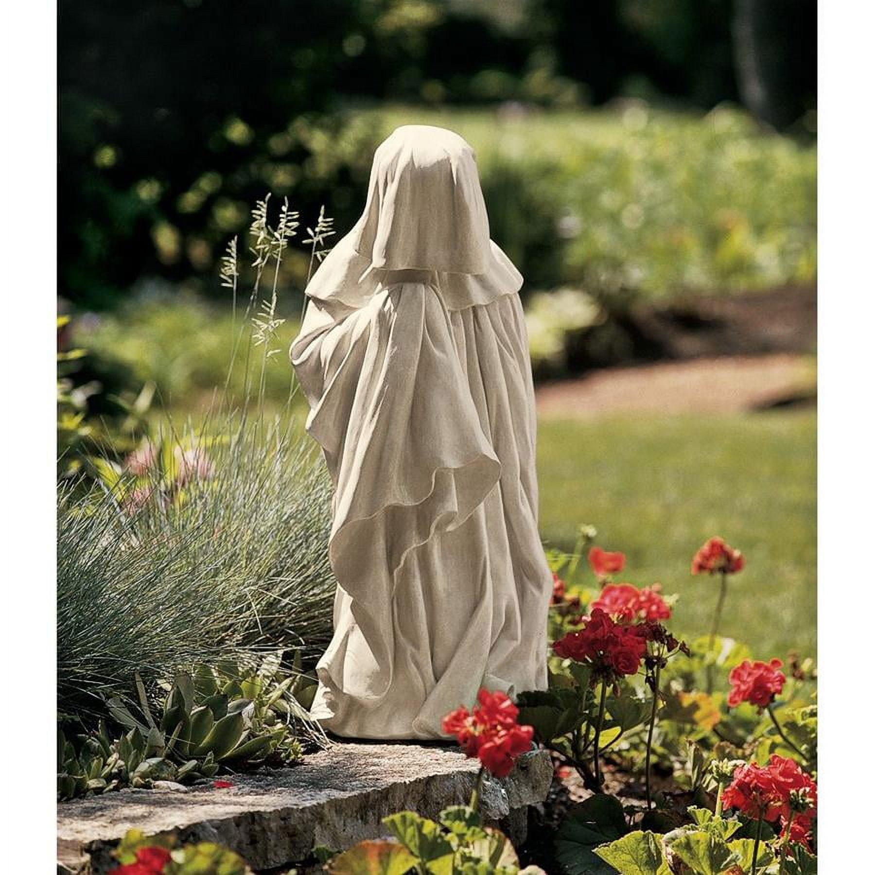 Medium Gray Resin French Pleurant Weeper Statue