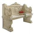 thumbnail image 1 of Design Toscano Giant Neoclassical Swan Garden Bench, 1 of 4
