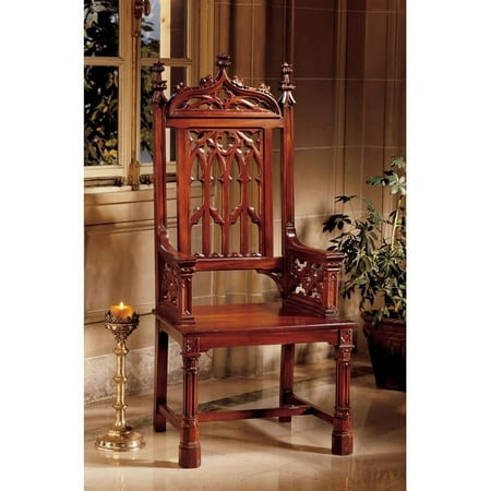Design Toscano Gothic Tracery Cathedral Chair