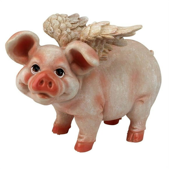Design Toscano Hog Heaven Flying Pigs Statue Collection: Standing