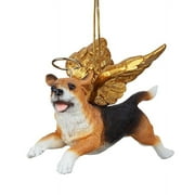 Design Toscano Honor the Pooch: Beagle Holiday Dog Angel Ornament