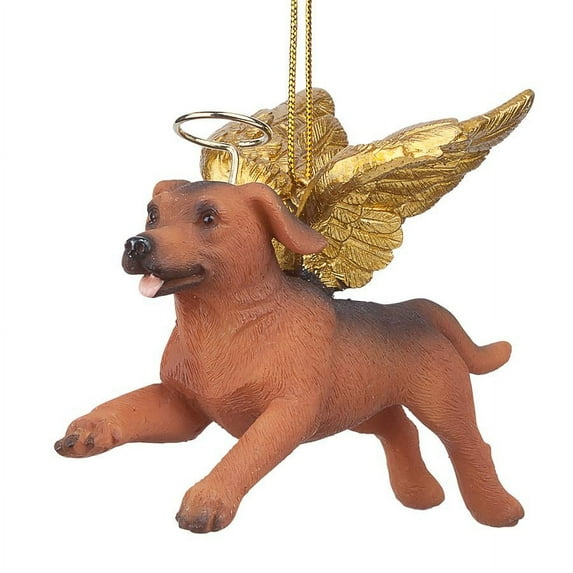 Design Toscano Honor the Pooch: Dachshund Holiday Dog Angel Ornament