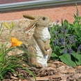 thumbnail image 1 of Design Toscano Hopper, The Bunny, Standing Garden Rabbit Statue, 1 of 7