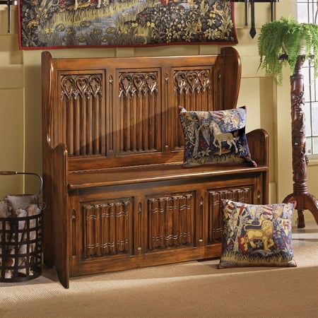 Design Toscano Kylemore Abbey Gothic Bench