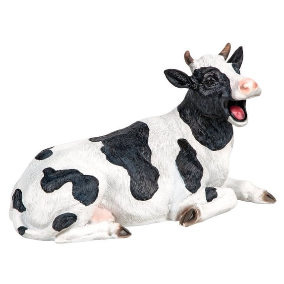 Design Toscano Laughing Cow Statue Home Garden