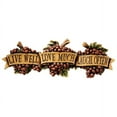 thumbnail image 1 of Design Toscano Live-Love-Laugh Wall Sculpture, 1 of 9