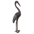 thumbnail image 1 of Design Toscano Medium Heron Head Low Cast Bronze Garden Statue, 1 of 3