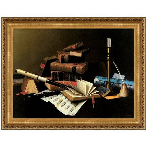Design Toscano Music and Literature, 1878: Canvas Replica Painting: Large