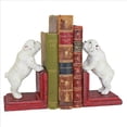 thumbnail image 1 of Design Toscano Over the Fence Bulldog Cast Iron Sculptural Bookend Pair, 1 of 3