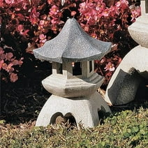 Design Toscano Pagoda Lantern Sculpture: Medium