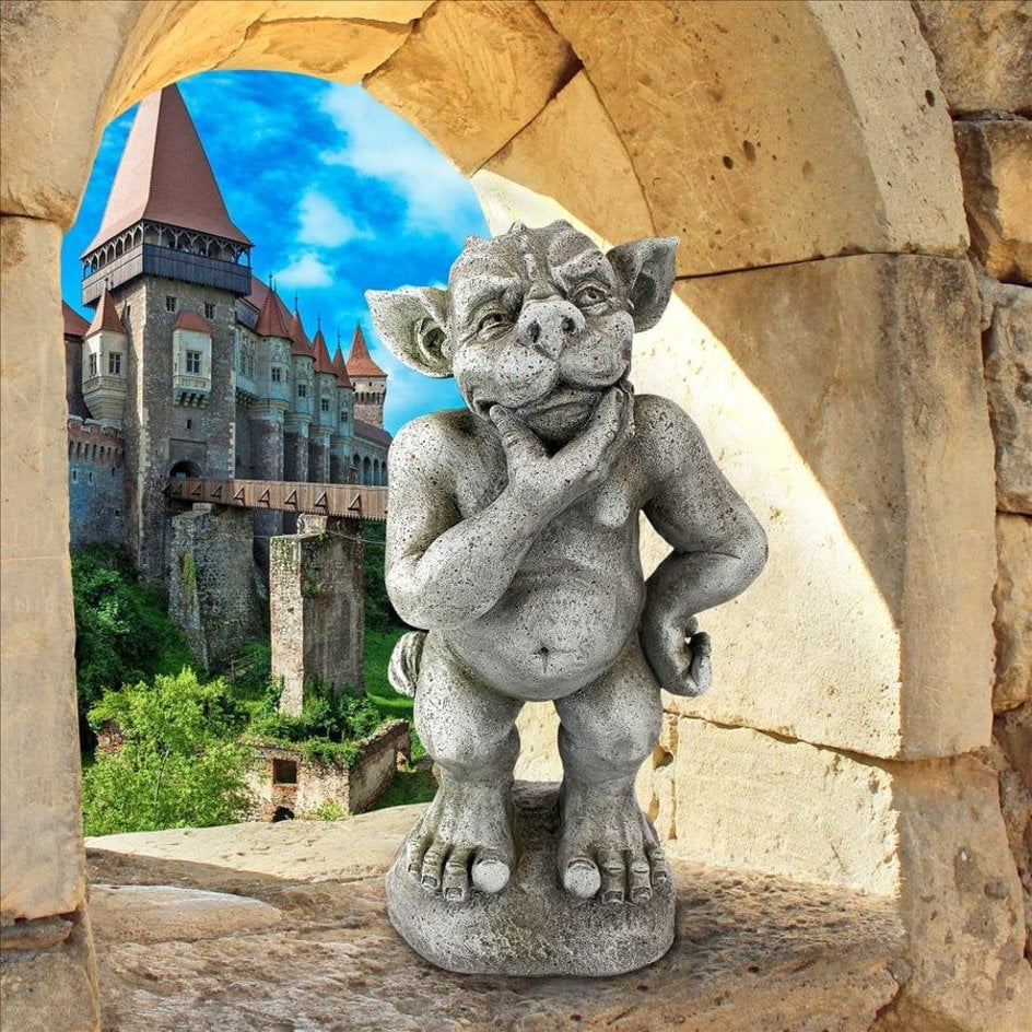Design Toscano Plato the Ponderer Gargoyle Imp Statue - Walmart.com