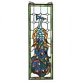 thumbnail image 1 of Design Toscano Pleasant Peacock Stained Glass Window, 1 of 3