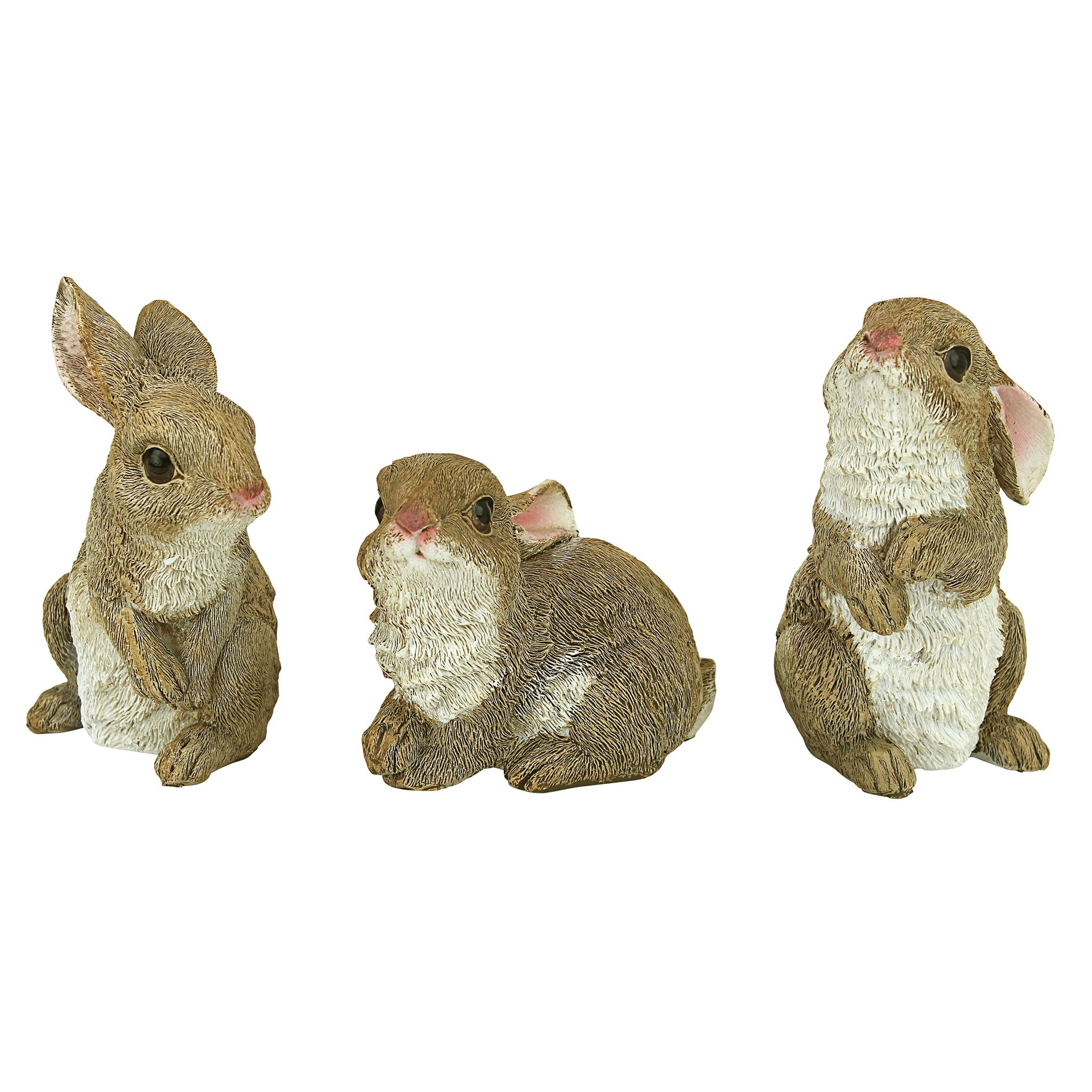 Design Toscano QM92008 The Bunny Den Rabbits Indoor/Outdoor Garden ...