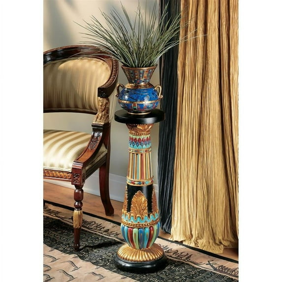 Design Toscano Regal Egyptian Luxor Sculptural Pedestal