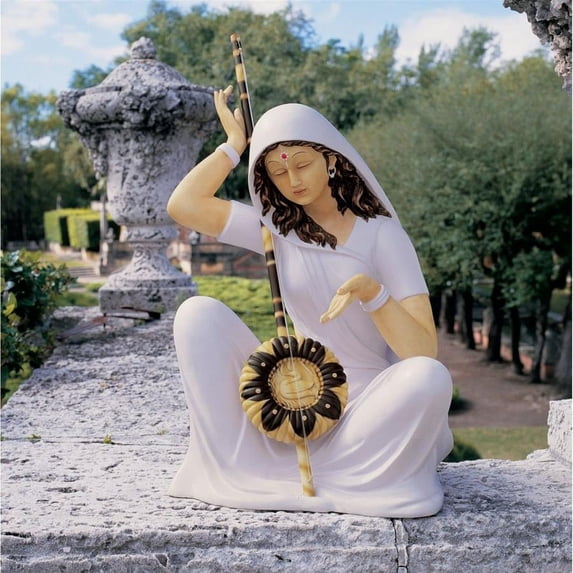 Design Toscano Serene Mira Bai Sculpture