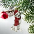 thumbnail image 1 of Design Toscano Siberian Huskey Holiday Dog Ornament Sculpture, 1 of 8