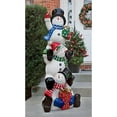 thumbnail image 1 of Design Toscano Snow Bro's Illuminated Snowman Holiday Statue: Giant, 1 of 6