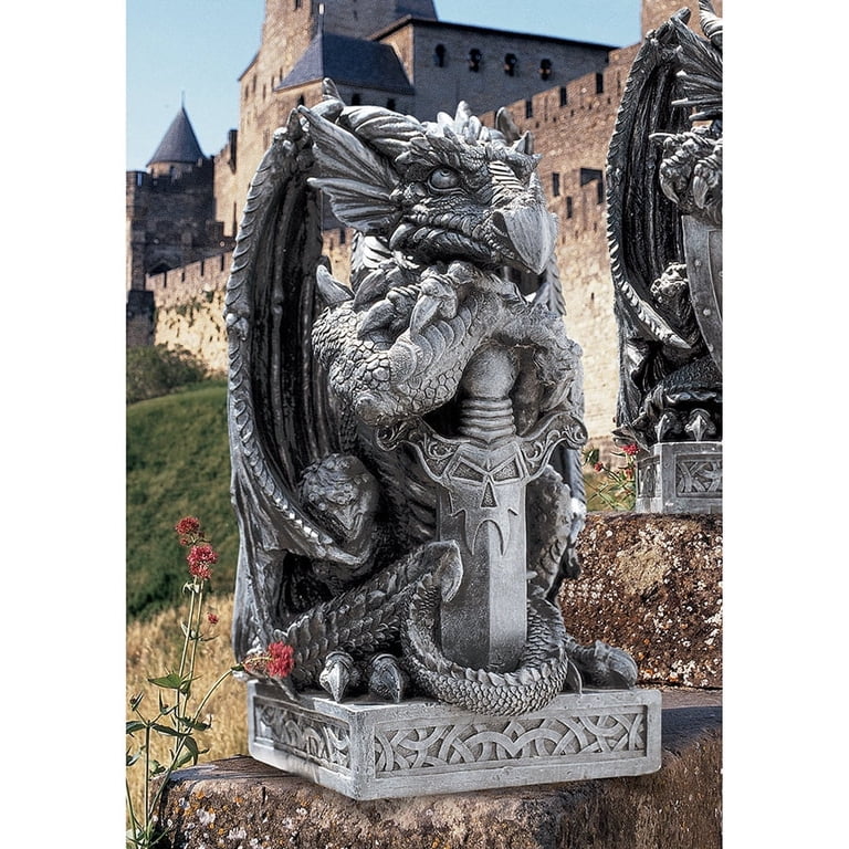 ちろる龍姫流体アート置物 約22センチ Design Toscano Sword, The Arthurian Dragon Statue - Walmart.com