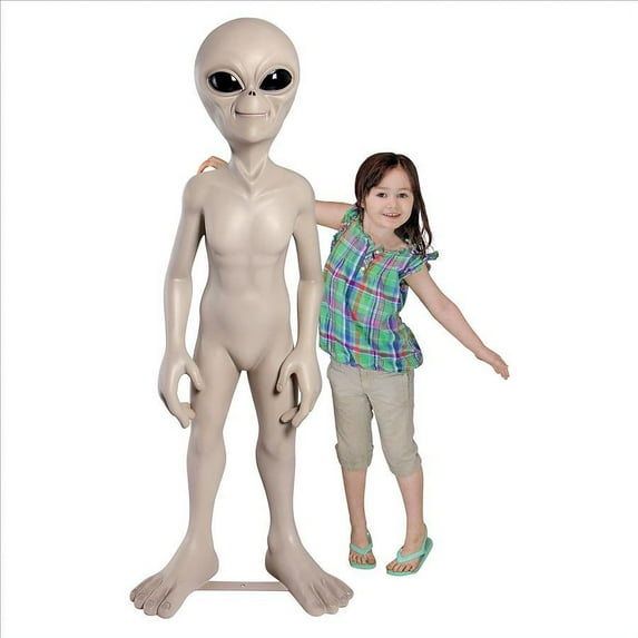 Design Toscano The Out-of-this-World Alien Extra Terrestrial Statue: Giant