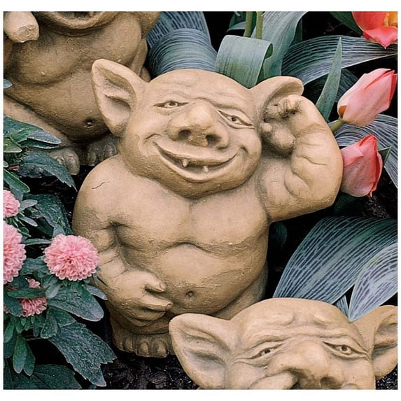 Design Toscano The Picc-a-Dilly Ear Gargoyle Statue: Medium