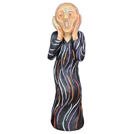 Design Toscano The Silent Scream Gothic Art Statue, 15 Inch, Medium, Polyresin, Full Color