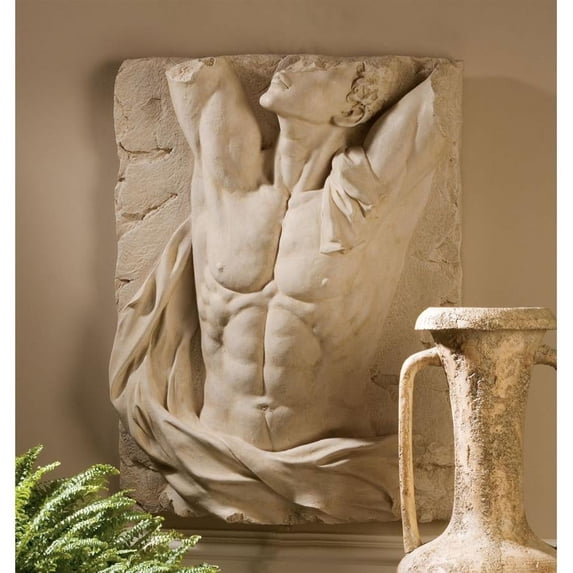 Design Toscano The Torso of Adonis Bas-Relief Wall Frieze