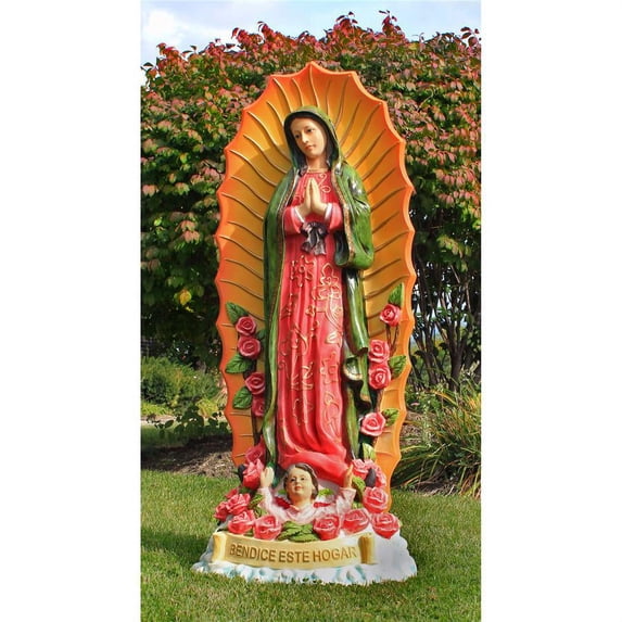 Design Toscano The Virgin of Guadalupe Religious Statue: Grande