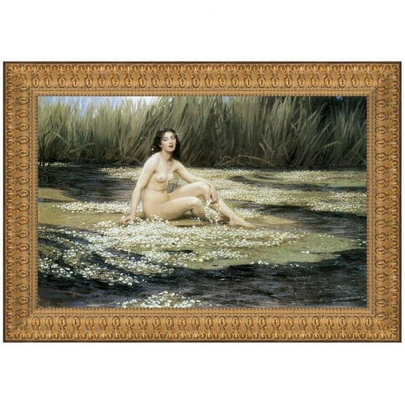Design Toscano The Water Nymph, 1908 by Herbert James Draper Framed Painting Print