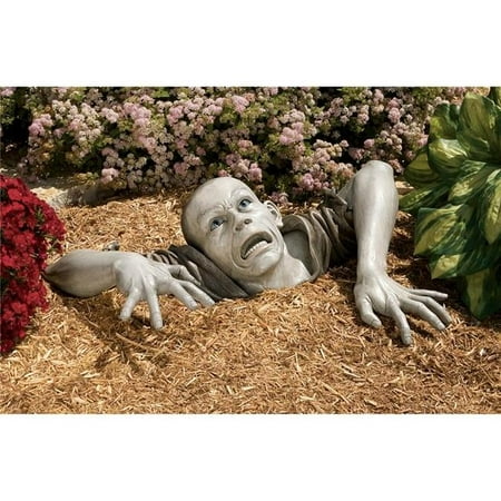 Design Toscano The Zombie of Montclaire Moors Garden Statue Halloween Decoration, 31 Inch, Polyresin, Full Color