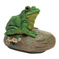thumbnail image 1 of Design Toscano Thurston, the Frog, Garden Rock Sitting Toad Statue, 1 of 2