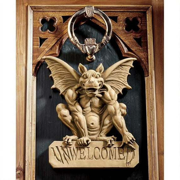Design Toscano UNWelcomeD Gargoyle Plaque