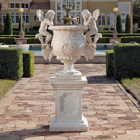 Design Toscano Versailles Cherub Urn & Plinth