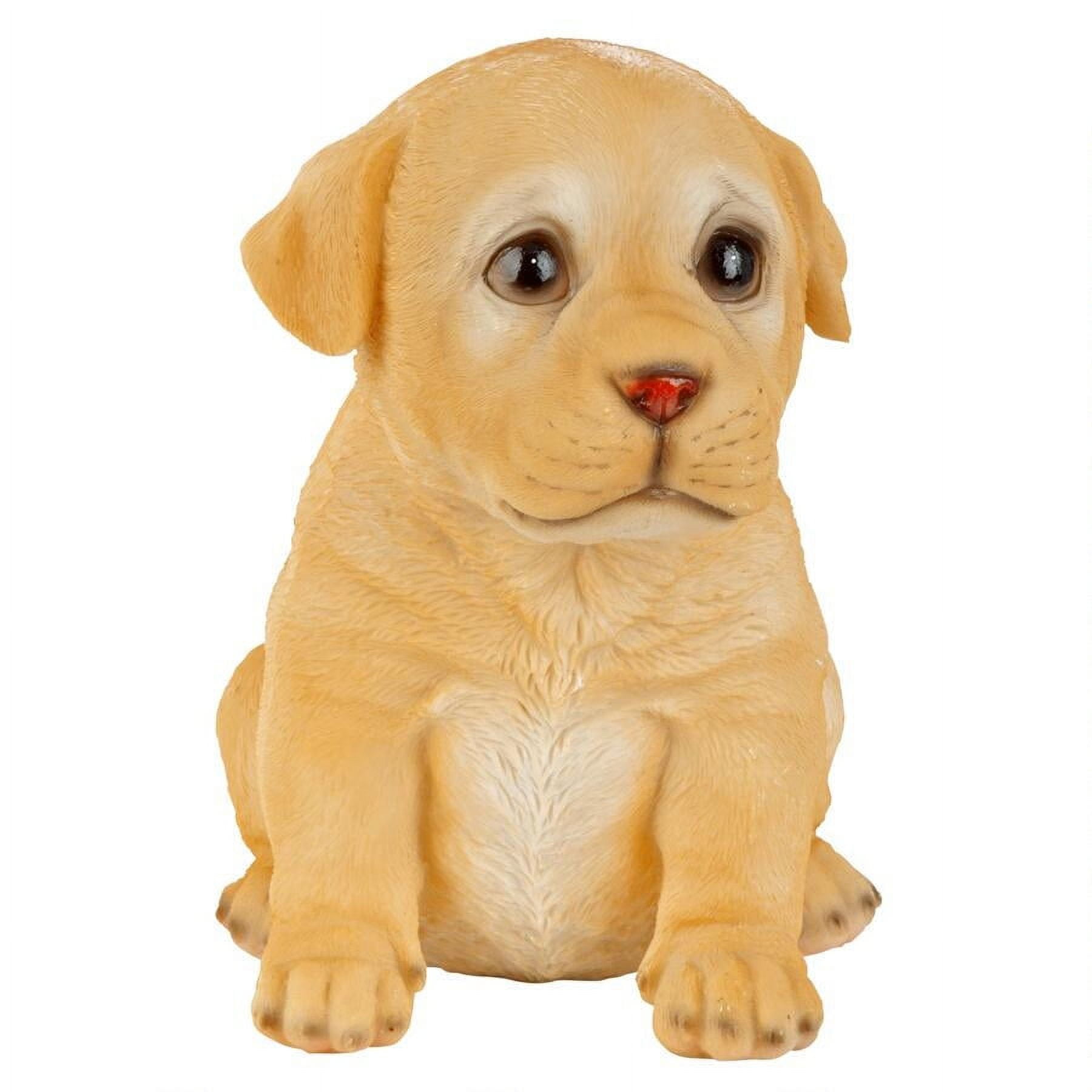 Yellow Labrador Resin Puppy Partner Dog Statue