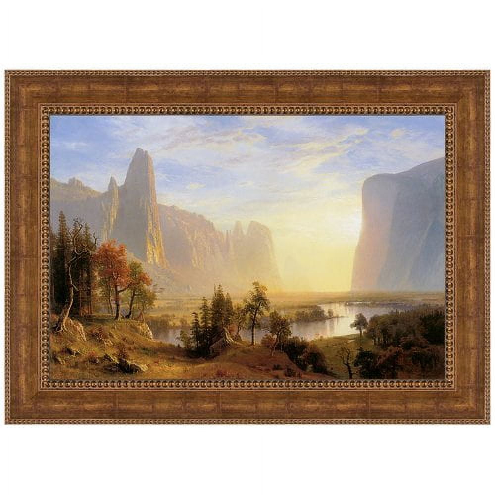 Design Toscano Yosemite Valley, 1868 by Albert Bierstadt