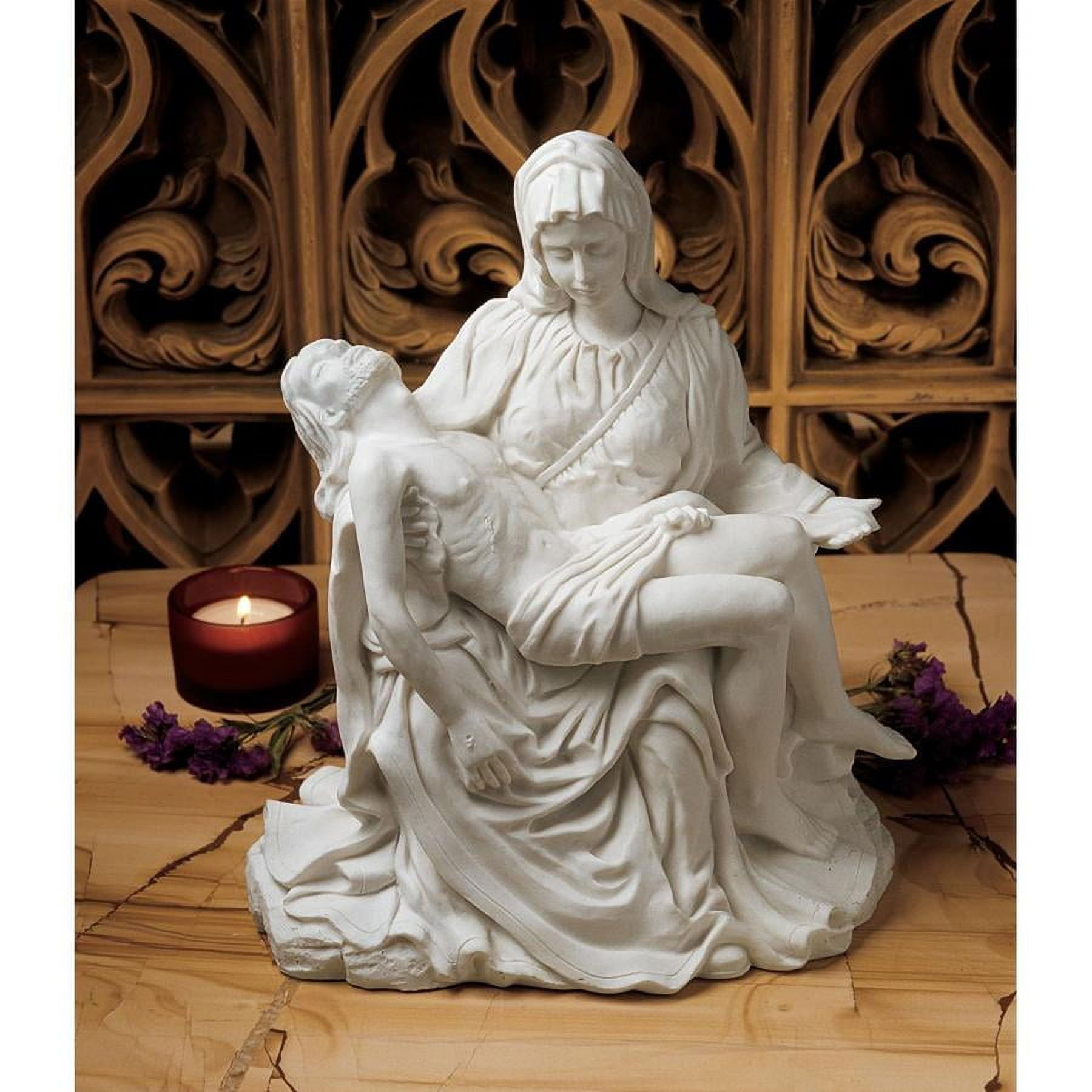 pieta maestoro 4C • Pietà statue made of reconstituted marble 53 cm | online