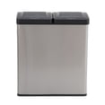 thumbnail image 1 of Design Trend Stainless Steel Touchless Trash Can with Dual Compartments, 30 Liter / 8 Gallon, 1 of 8