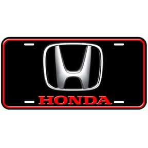 Design US Custom Black Aluminum Automotive License Plate, 6 x 12 Inches