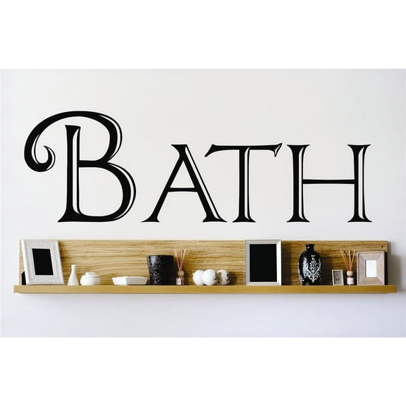 Design With Vinyl Bath Artwork Runbber Duck Duckie Soap Bathing is Relaxing Wall Decal for Family - Relax Bathtub Bubbles Suds Themed Décor - Size: 18 In x 18 In