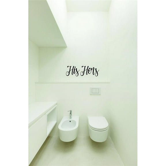 Design With Vinyl Home Wall Decals His Hers MrMrs Wedding Husband Wife Motivational Wall Decal for Boys Girls Bedroom - DIY and Removable - Size: 8 In x 20 In