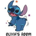 thumbnail image 1 of Design Vinyl Lilo and Stitch Stars Wiggle Wall Decal - Custom Vinyl Art for Kids Room (20x18 inch), 1 of 1