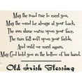 thumbnail image 1 of Design With Vinyl Old Irish Blessing Artwork May The Road Rise To Meet You Wall Decal for Family - God's Journey Gaelic Lead Through Life Themed Décor - Size: 20 In x 20 In, 1 of 3