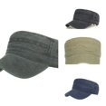 thumbnail image 1 of Design Washed Flat Top Baseball Caps Structured Casual Hat Hats for Women Men Washed Baseball Hat Adjustable Cotton Sports Caps for Adults Outdoor Activities, 1 of 4